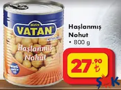 BİZİM VATAN HAŞLANMIŞ NOHUT 800 G
